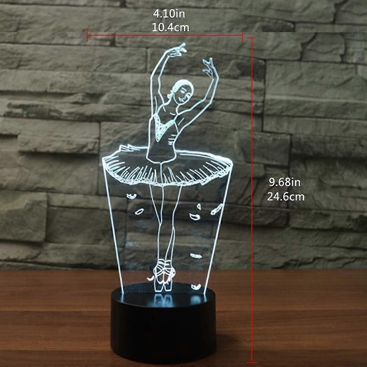 3D Optical Illusion Lamp LED Night Light Optical Illusions Night Lamp 7 Colors Touch Bedside Lamp V1263-JX-2026