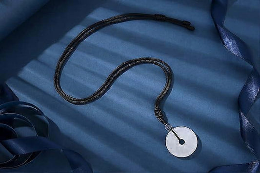 Crystal Necklace for Men Women Healing Crystal Stone Bar Pendant Necklace Adjustable Rope Necklace Natural V1263-JX-2170
