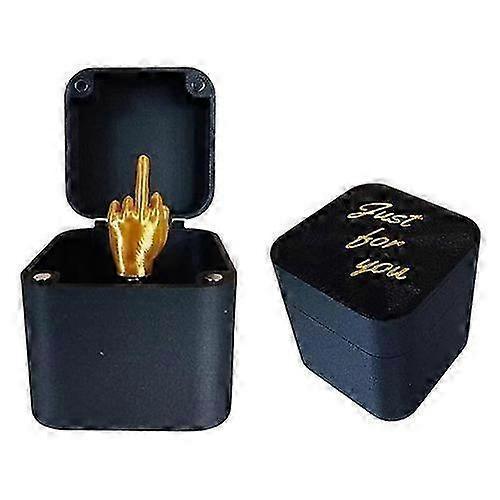 Middle Finger Surprise Gift Box, Funny Pop Up Surprise Gift Box, Christmas Halloween Novelty Fun Prank Gift V1263-JX-2287