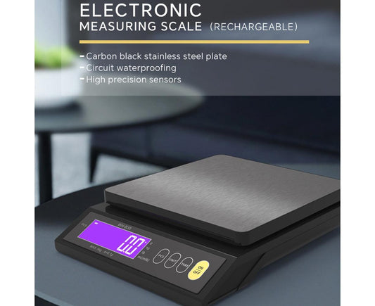 Rechargeable Baking Electric Scale IP67 Waterproof High Accurate Kitchen Scale with Counting Tare Zeroing V1263-JX-2458