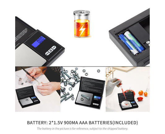 200g Jewelry Scale Digital Pocket Scales LCD Display Scale Small Mini Kitchen Scales Weight g dwt gn ct for V1263-JX-2463