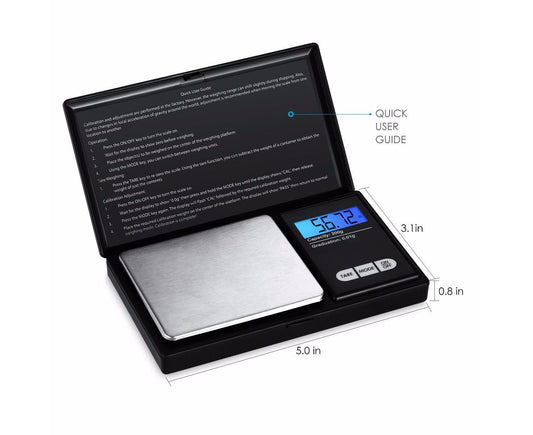 Electronic Pocket Mini Digital Gold Jewellery kitchen Scales 0.1G to 1000 Grams V1263-JX-2488