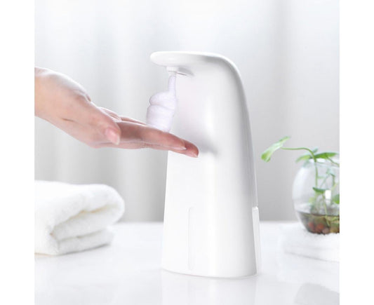 250ml Bathroom Kitchen Touchless Smart Sensor Automatic Liquid Soap Dispenser-White V1263-JX-2513