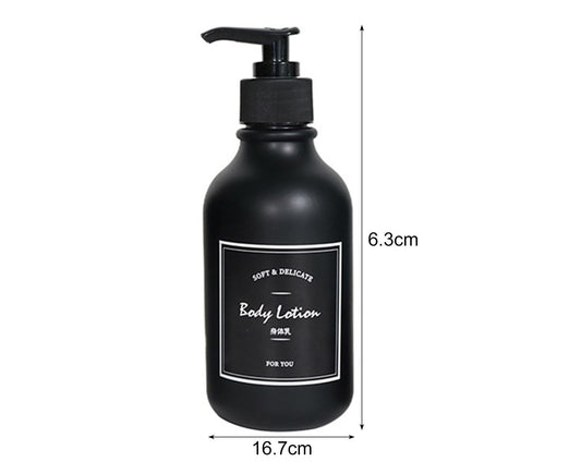 300ml Soap Dispenser Leak-proof Squeezable PET Pump Empty Shower Gel Bottle for Travel V1263-JX-2529