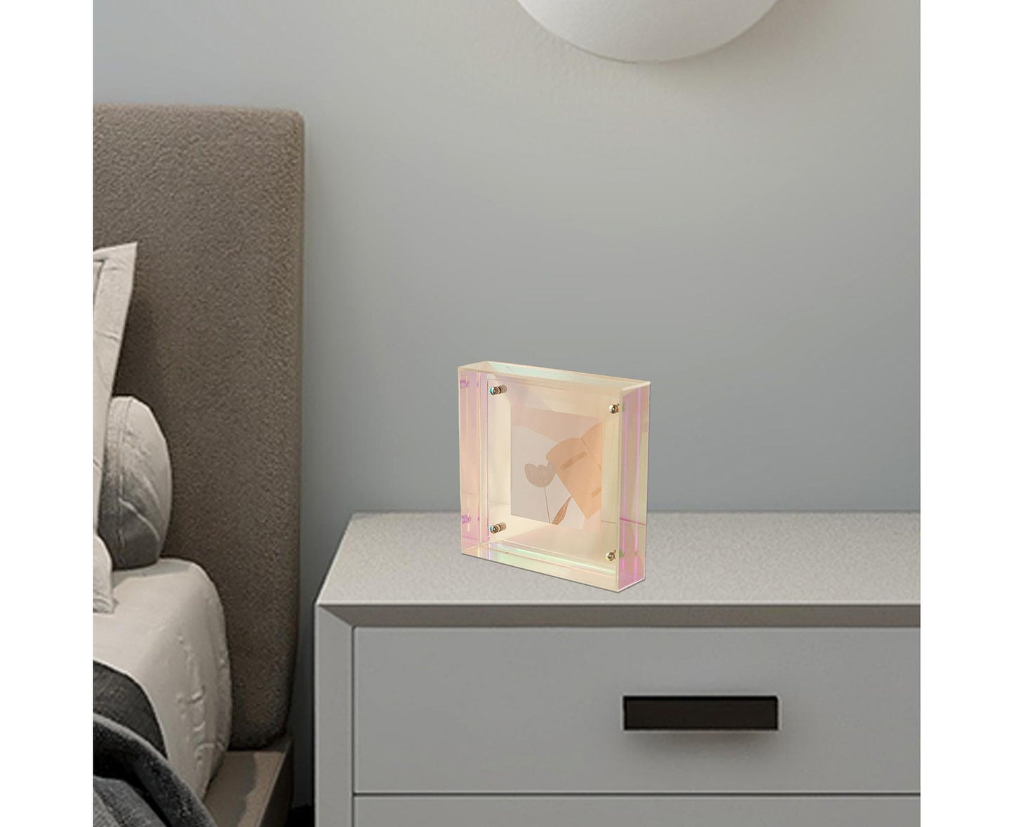 Dazzling Acrylic Photo Frame Ornaments Printing And Framing Creative Picture Frame Display DIY Wash Photos V1263-JX-2587