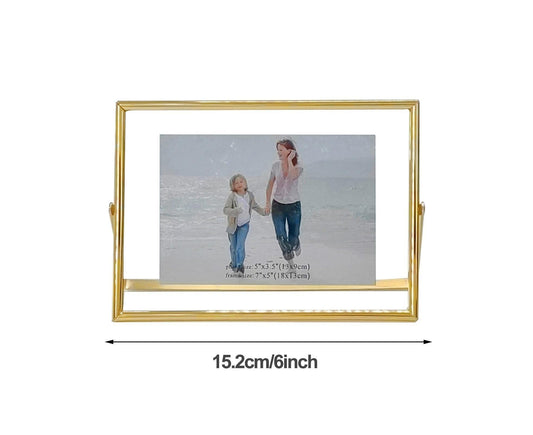 Photo Frame Adjustable Durable Metal Frame Photo Holder Elegant Stylish Picture Frame for Home Decoration - V1263-JX-2622