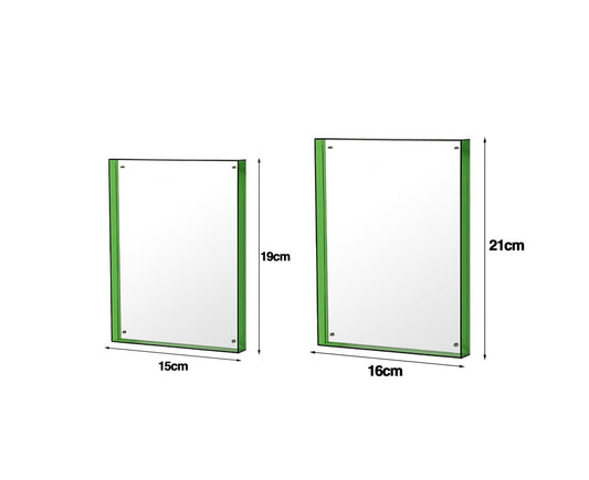 Photo Frame Vibrant Floating Acrylic Picture Frame Desk Wall Art Frame for Gallery Home Office V1263-JX-2623