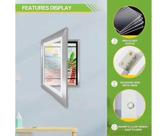 Picture Frame Front-Opening Shatter Resistant Decorative Changeable Not Easily Deformed Display Photo Easy to V1263-JX-2630