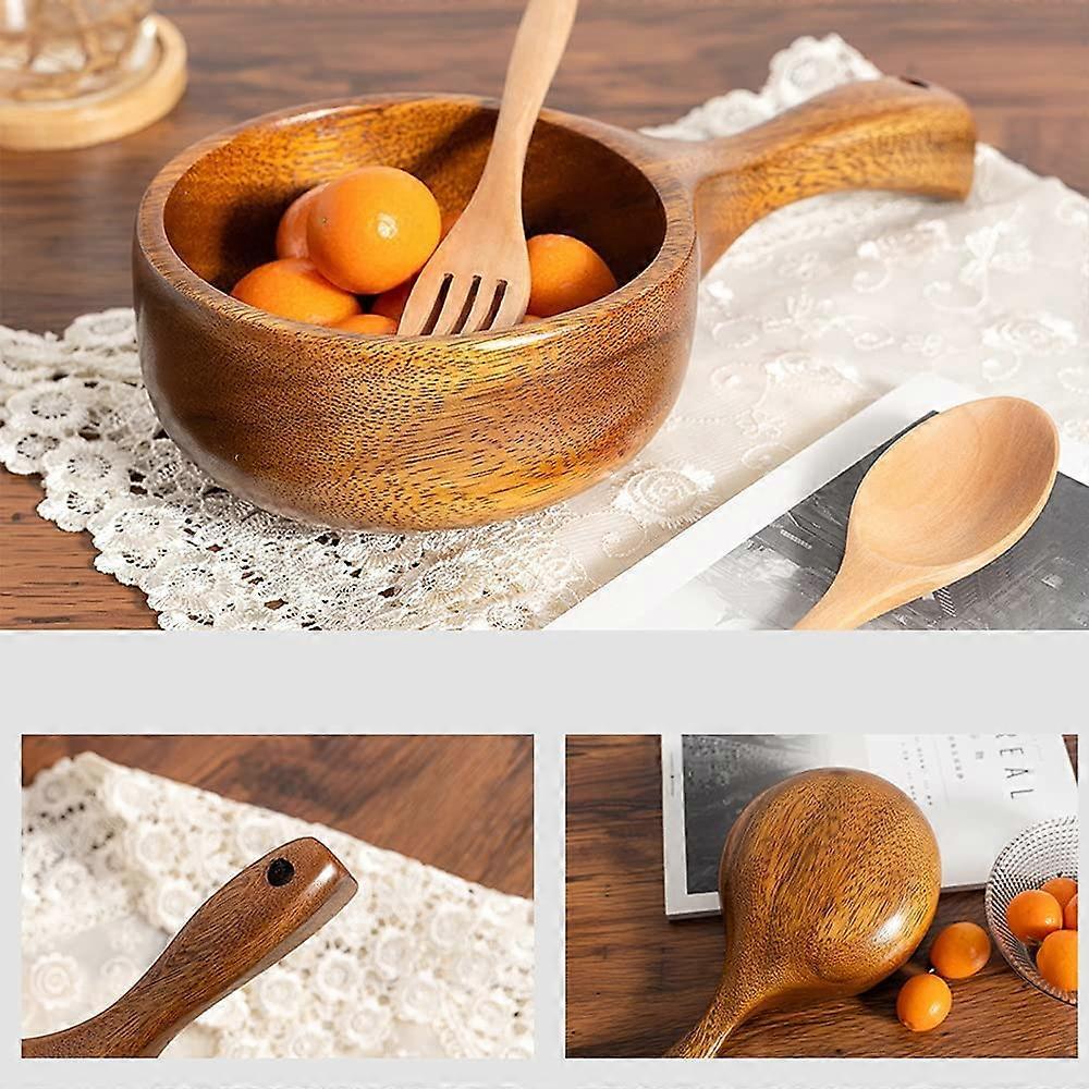 Wooden Spoon Solid Wood Water Spoon Rice Spoon Multipurpose Tableware Kitchen Utensil V1263-JX-2685