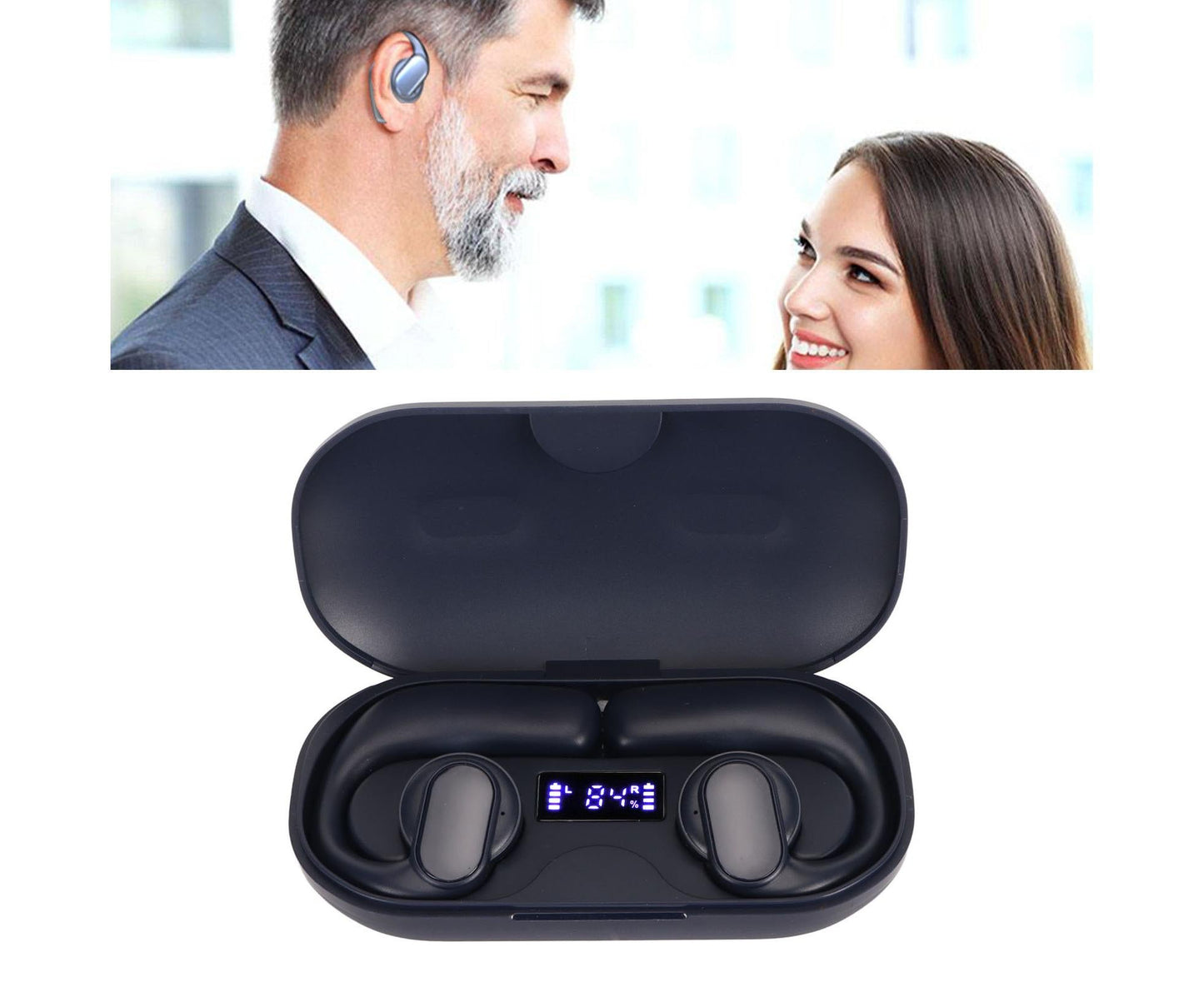 Language Translator Earbuds Multifunction Noise Reduction Stereo Sound 144 Kinds Languages Bluetooth 5.3 V1263-JX-2730
