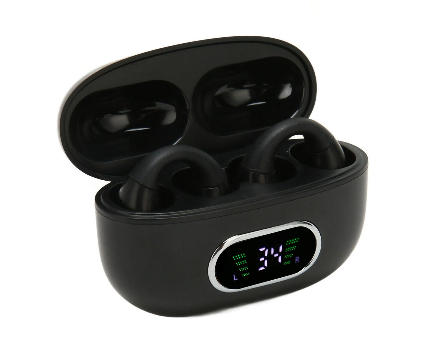Bluetooth Translator Earphone 144 Languages Stereo Clip On Translation Earbuds with Charging Case for Android V1263-JX-2743