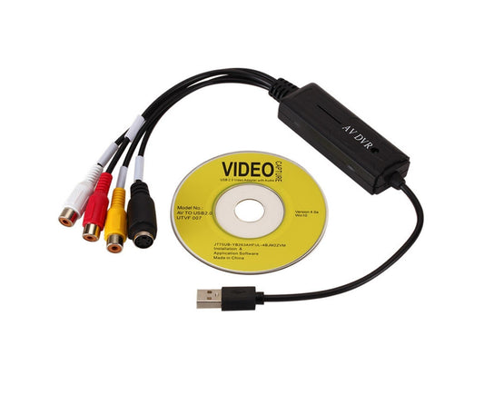 Video Capture Card Single-channel Video Image Monitoring Low Latency AV to USB 2.0 Game Capture Card for Live V1263-JX-275