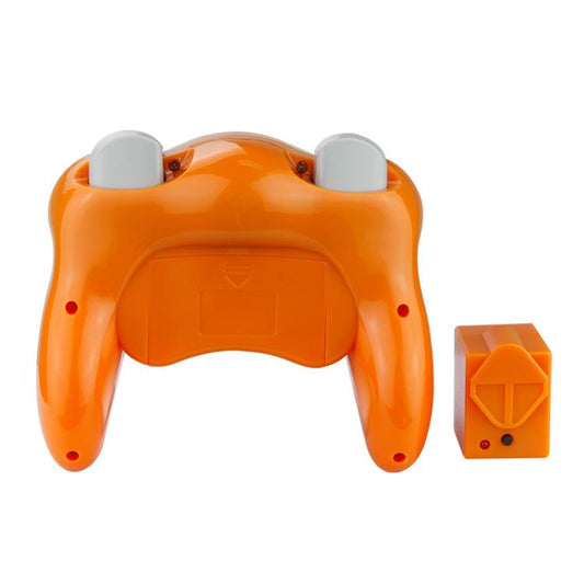 Wireless Game Controller for GC - 2.4Ghz Gamepad with Turbo & Vibration - Compatible with GC Console - Orange V1263-JX-2815
