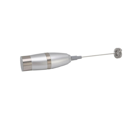 Electric Milk Frother, Handheld Battery Operated Drink Mixer, Portable Eggbeater with Stainless Steel Whisk V1263-JX-2926