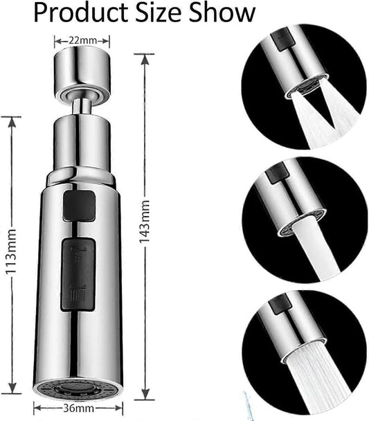 Kitchen Faucet Sprayer, Extendable Faucet Aerator, Nozzle Filter Head, 360 Swivel Faucet Aerator for Kitchen, V1263-JX-3166