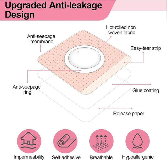 20Pcs Castor Oil Belly Button Patch, Castor Oil Patches Disposable, Castor Oil V1263-JX-3196