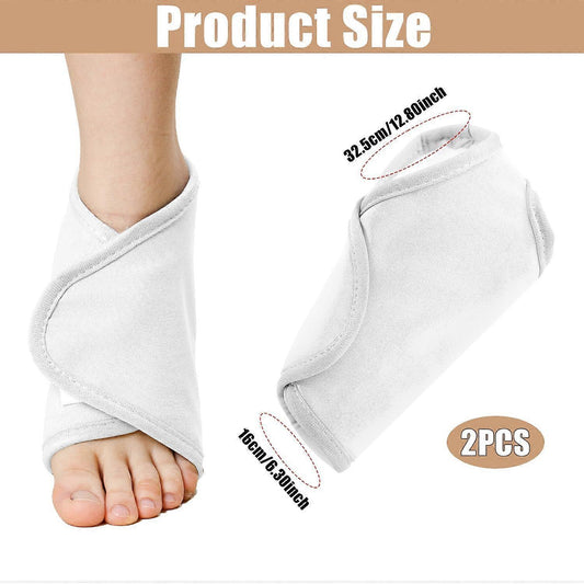 2pcs Ankle Organic Castor Oil Pack, Comfortable Castor Oil Pack Wrap for Feet V1263-JX-3202
