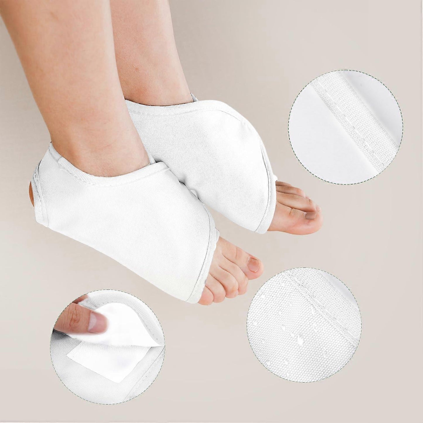2pcs Ankle Organic Castor Oil Pack, Comfortable Castor Oil Pack Wrap for Feet V1263-JX-3202