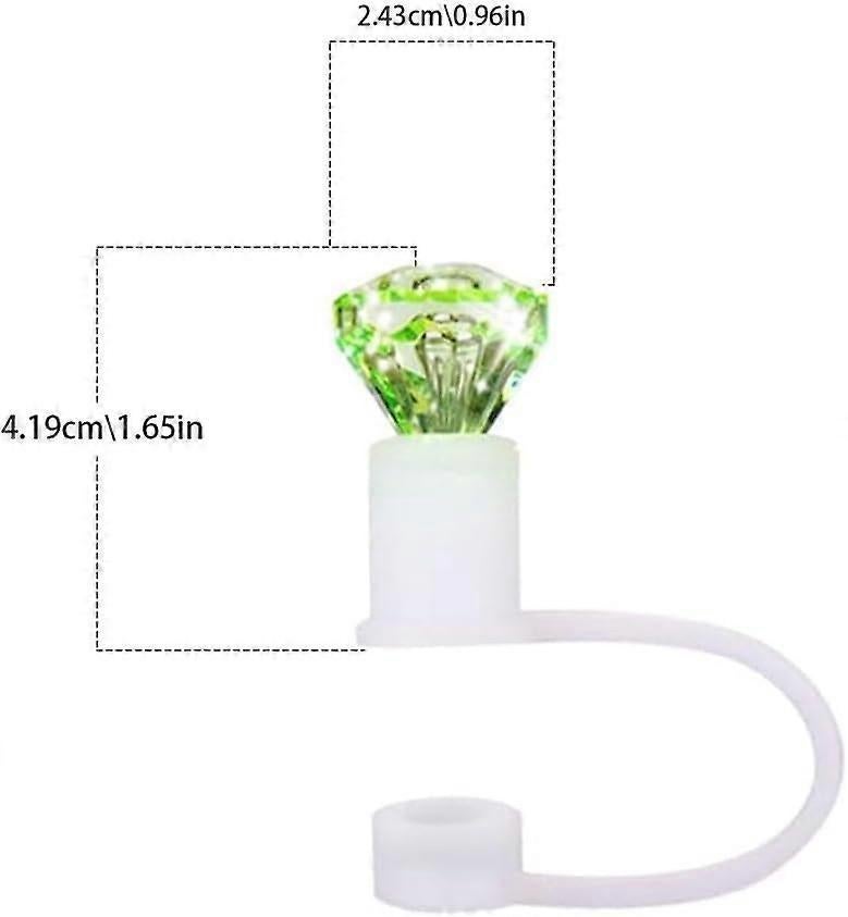 Diamond Straw Toppers for Stanley Cup, Silicone Straw Covers for Stanley Cup Random Color V1263-JX-3242