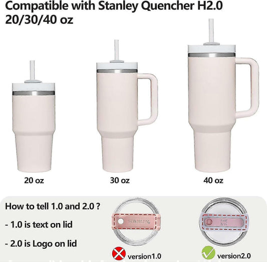 Spill Stopper For Stanley Cup 2.0 30oz & 40oz Set Of 4, Silicone Leak Proof Stopper For Stanley Tumbler, Cup V1263-JX-3261