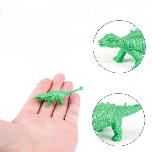 24pcs Mini Dinosaur Figures And Dinosaur Skeletons, Plastic Dinosaurs Assorted Dinosaur Cake Toppers For V1263-JX-3272