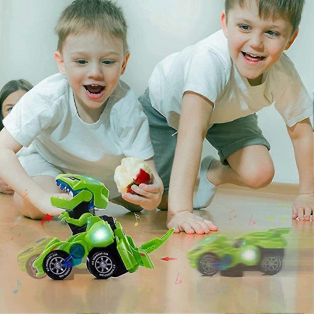 Dinosaur Transforming Car Electric Dinosaur Toys Automatic Transforming Dinosaur V1263-JX-3297