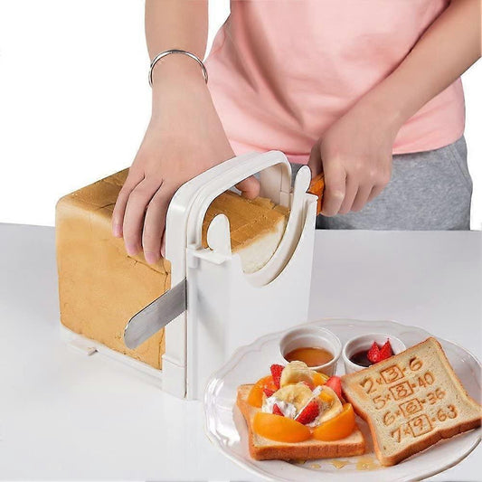 Adjustable Bread Slicer - Foldable Loaf & Toast Cutter V1263-JX-3438