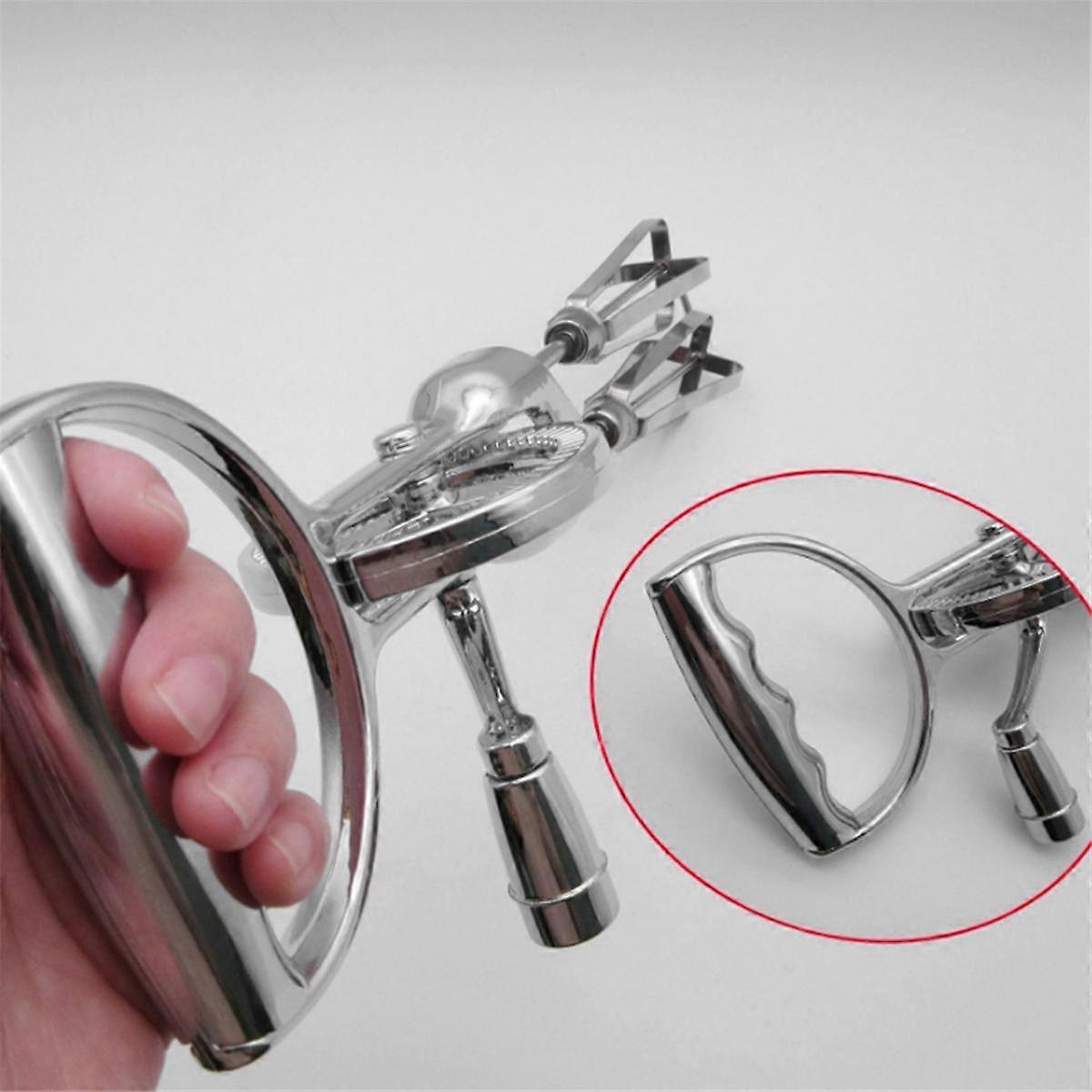 Handheld Double-Head Rotary Whisk - Stainless Steel Hand Whip V1263-JX-3447