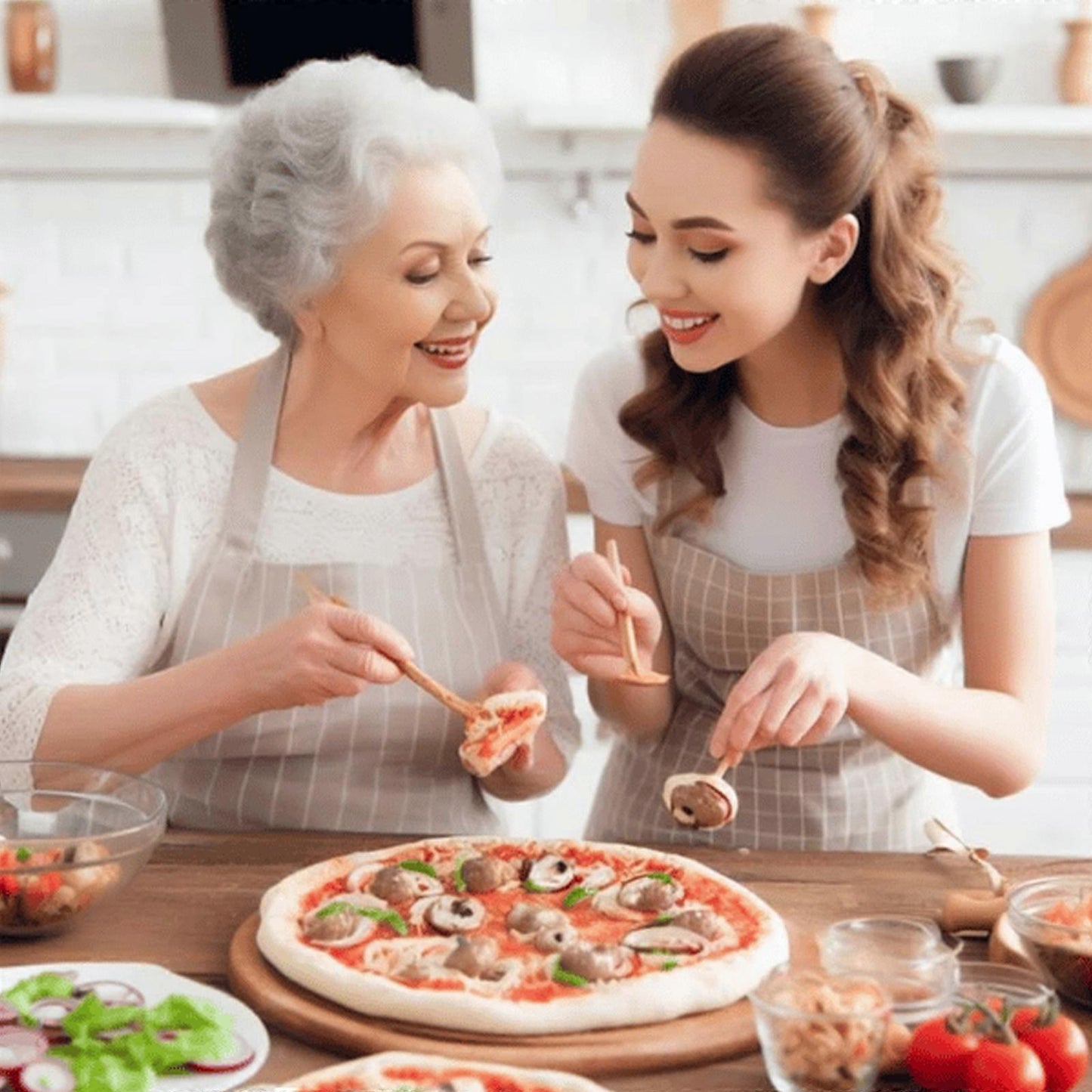 Sliding Pizza Peel - Paddle with Handle for Perfect Transfers V1263-JX-3462