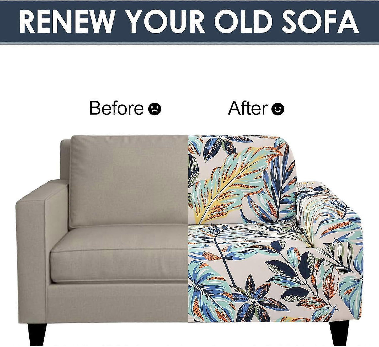 2 Seater Stretch Sofa Cover with 1 Cushion Cover Universal Fit 145-180cm V1263-JX-3530