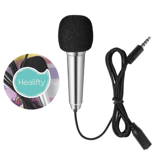 Mini Karaoke Microphone - Handheld KTV Microphone for Singing and Speaker Use V1263-JX-3654