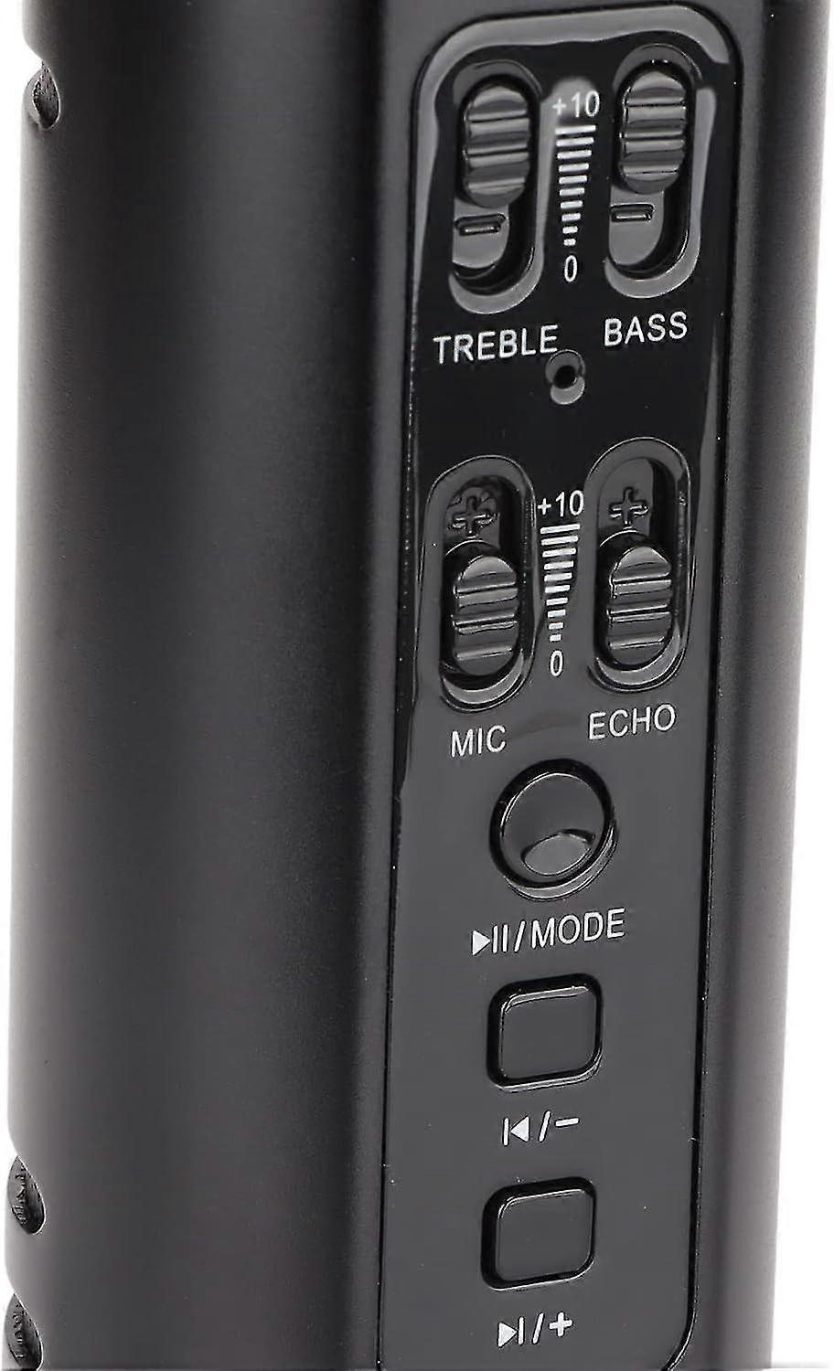 Wireless Vocal Microphone - Cordless Mic for Singing or Public Speaking (Black) V1263-JX-3697