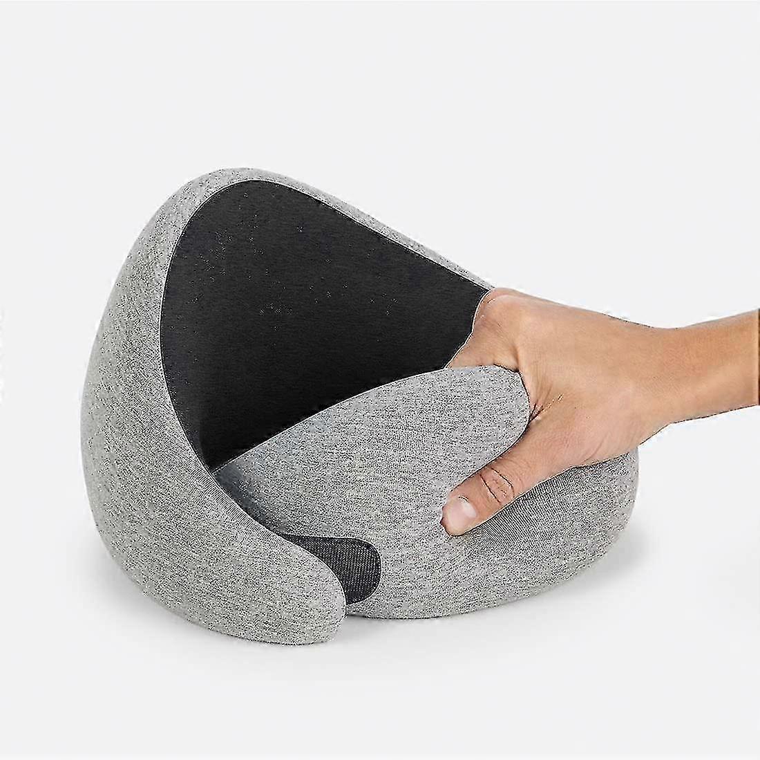 Luxury Memory Foam Travel Pillow - Neck Support for Car,Flight,and Office Use V1263-JX-3719