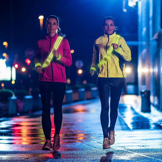 5pcs Reflective Sash, High Visibility Running Gear for Reflective Vest and Accessories V1263-JX-3823