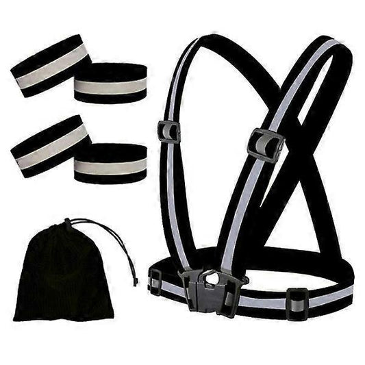Reflective Gear for Night Running, Walking, Jogging with Hi-Vis Bands V1263-JX-3826