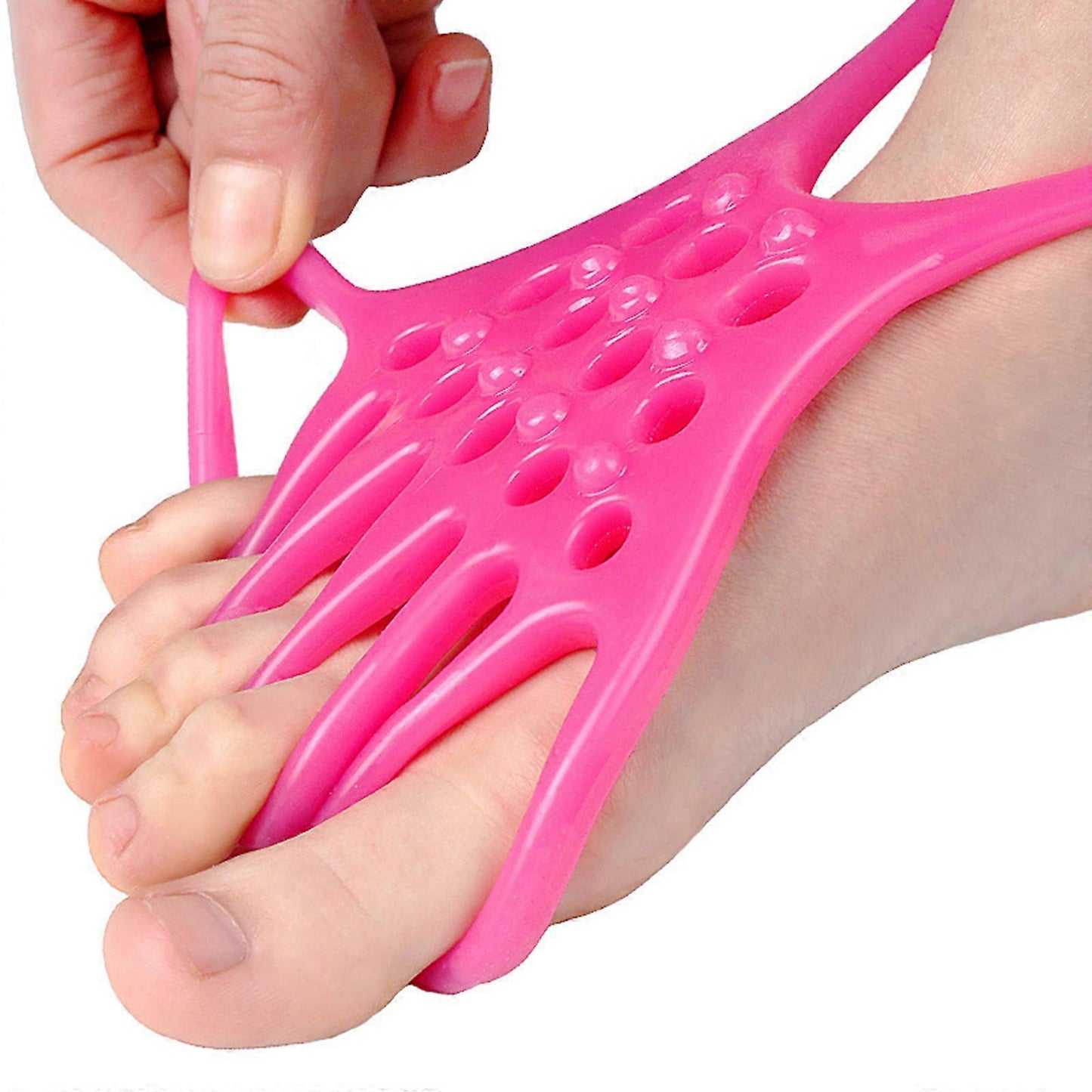 Pink Yoga Leg Flexibility Stretch Strap for Home Gym V1263-JX-3956