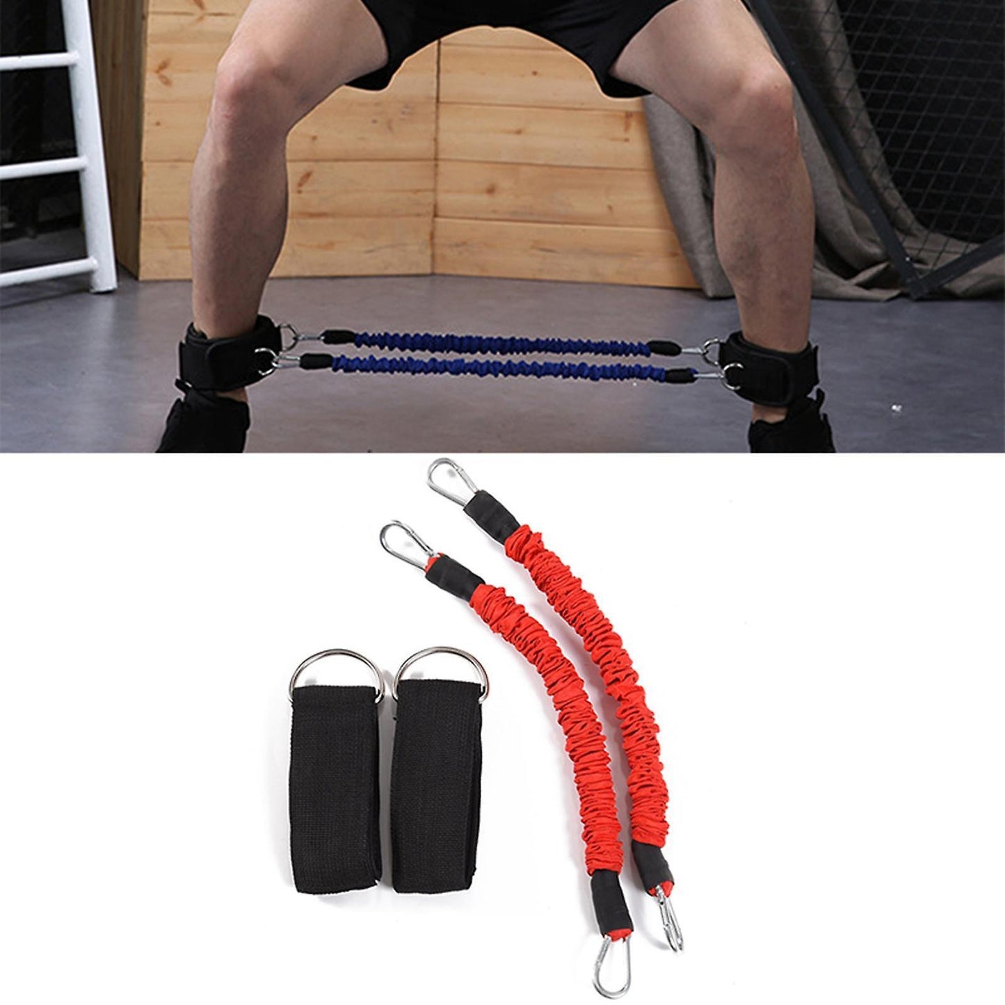 Red Resistance Bands Set for Leg Speed & Yoga Training V1263-JX-3964
