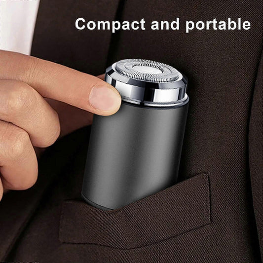 Mini Electric Shaver for Men, Portable Compact Beard Razor V1263-JX-3992
