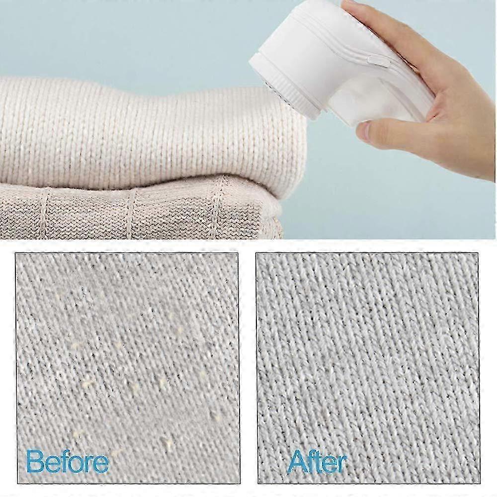 Large Electric Fluff Shaver, White Lint Remover for Clothes V1263-JX-4026