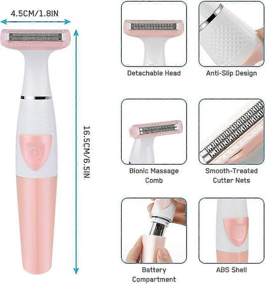 Electric Beard Hair Remover, Compact USB Shaver V1263-JX-4031