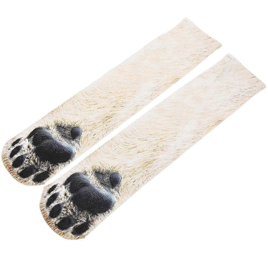 1 Pair Animal Paw Novelty Socks Cute Warm Casual Socks for Men and Women V1263-JX-4224