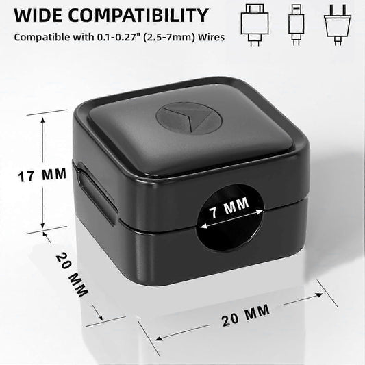 6-Pack grip Cable Clips Desk Organizer Strong Adhesive Cord Holders for Home V1263-JX-4250