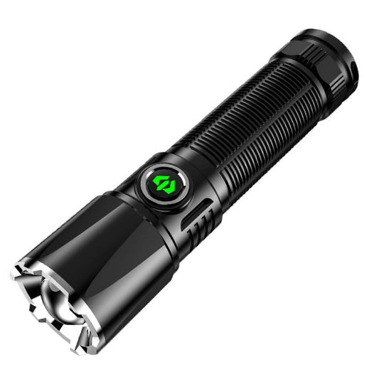 Super Bright Rechargeable LED Flashlight Zoomable with Modes Handheld Torch (OO) V1263-JX-4290