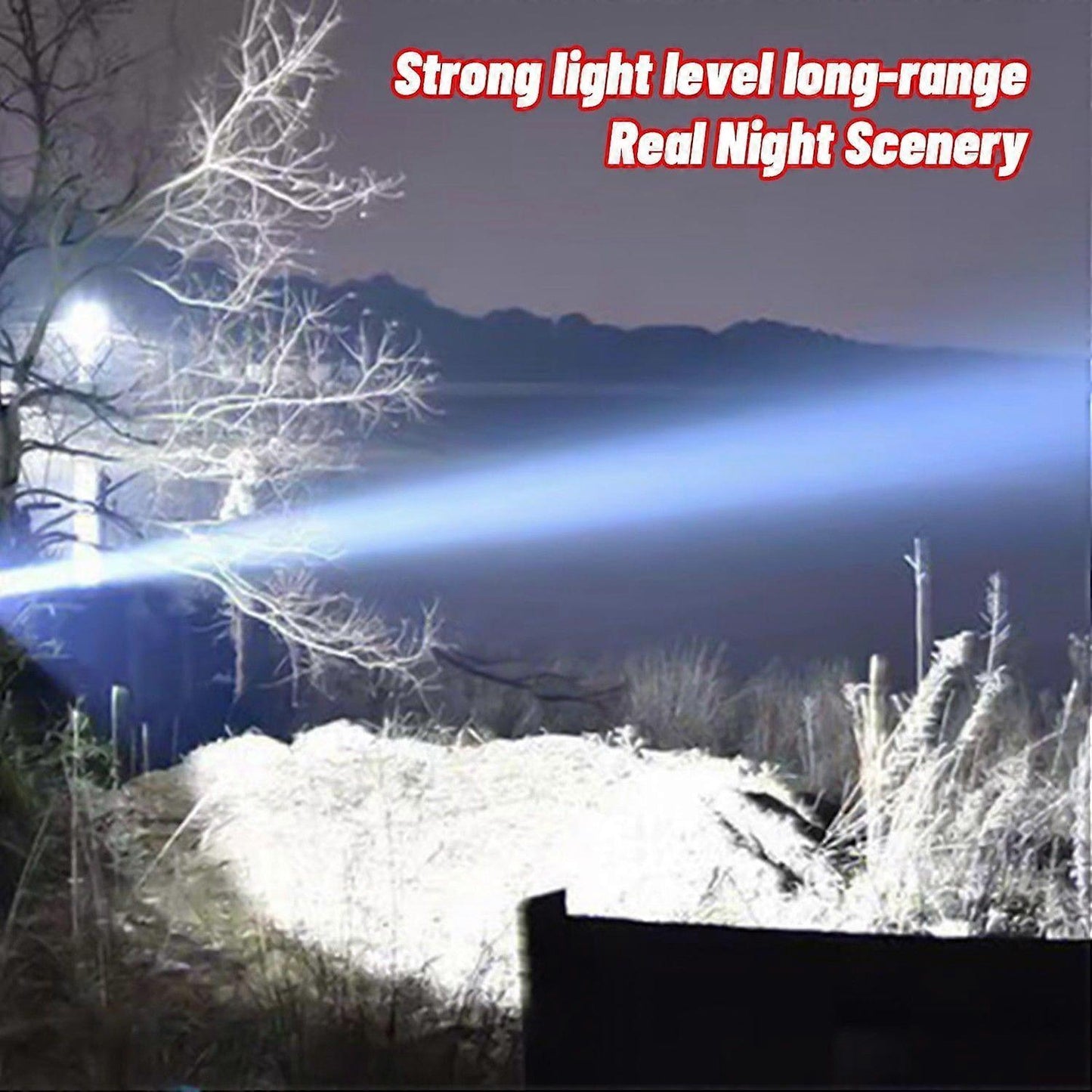 High Lumen Zoomable Flashlight Rechargeable LED Torch for Outdoor & Emergency V1263-JX-4294