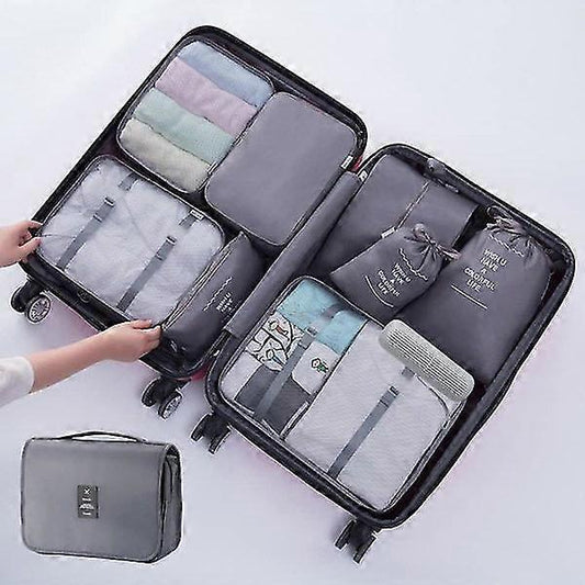 7pcs Travel Packing Cubes for Suitcases Travel Organizer Bag Set V1263-JX-4333
