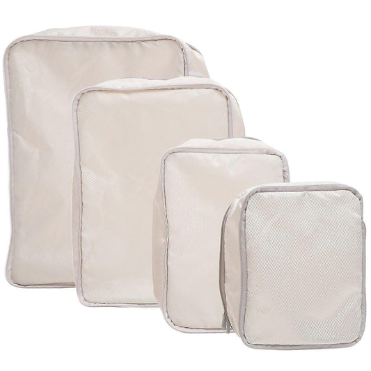 4pcs Compression Packing Cubes Travel Organizer Bags for Suitcases V1263-JX-4342