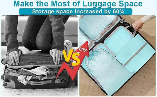 Compression Packing Cubes Luggage Organizer Bags Set for Travel Use V1263-JX-4349