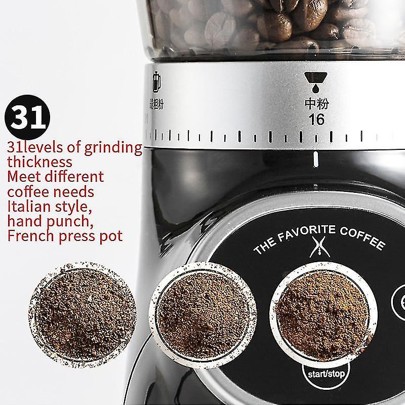 Electric Coffee Grinder - Multifunction Bean Mill for Household Coffee Brewing V1263-JX-4464