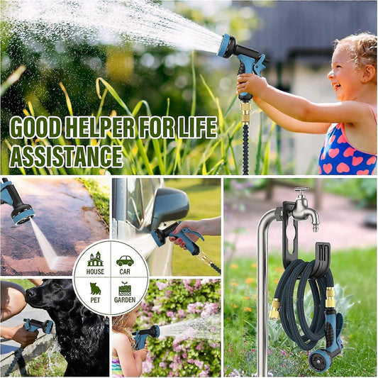 7.5m Garden Hose - Flexible Water Hose for Outdoor Garden Lawn Use V1263-JX-4544