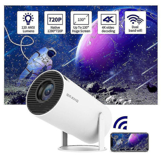 HD Projector - Portable HD Screen Video Projector for Indoor/Outdoor Use V1263-JX-4553